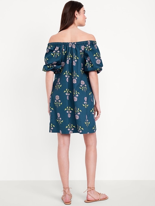 Image number 2 showing, Floral Mini Swing Dress