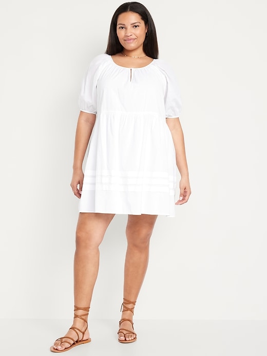Image number 7 showing, Pleated Mini Swing Dress