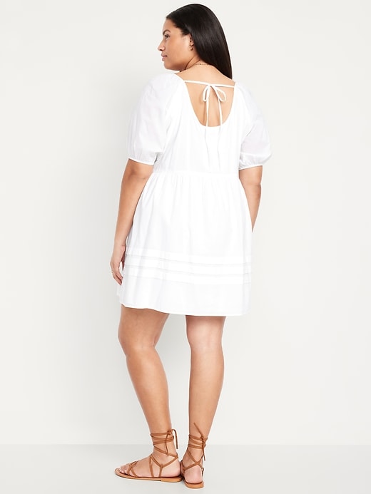Image number 8 showing, Pleated Mini Swing Dress