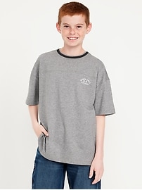 Image number 1 showing, Oversized Short-Sleeve T-Shirt for Boys