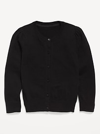 Image number 2 showing, School Uniform Button-Up Cardigan for Girls