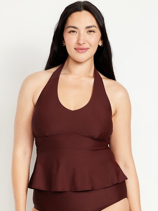 Image number 5 showing, Matte Tankini Swim Top