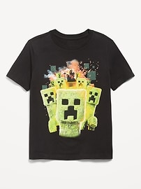Image number 1 showing, Minecraft™ Gender-Neutral Graphic T-Shirt for Kids