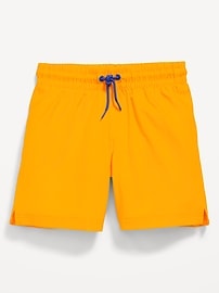 Image number 1 showing, Solid Swim Trunks for Boys