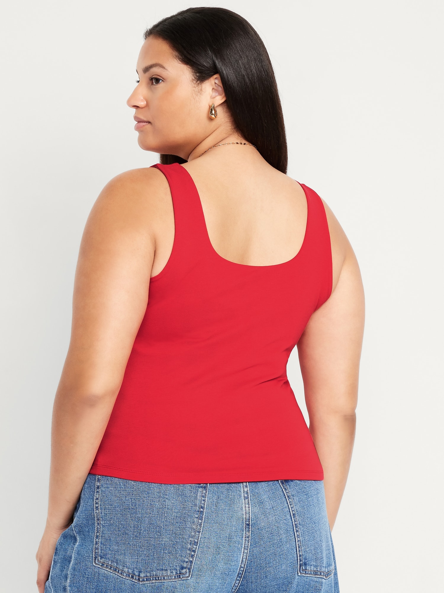 トップス CONP Double-Layer Hollow Top 100/- COTTON DOUBLE LAYERED TANK TOP – THE SHOP YOHJI YAMAMOTO