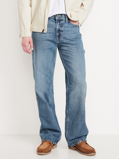 90’s Baggy Carpenter Jeans - Faded Light Wash