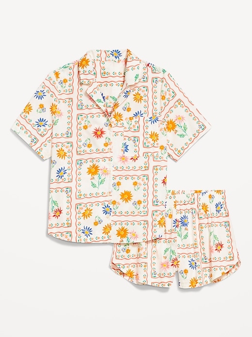 Image number 4 showing, Poplin Pajama Short Set