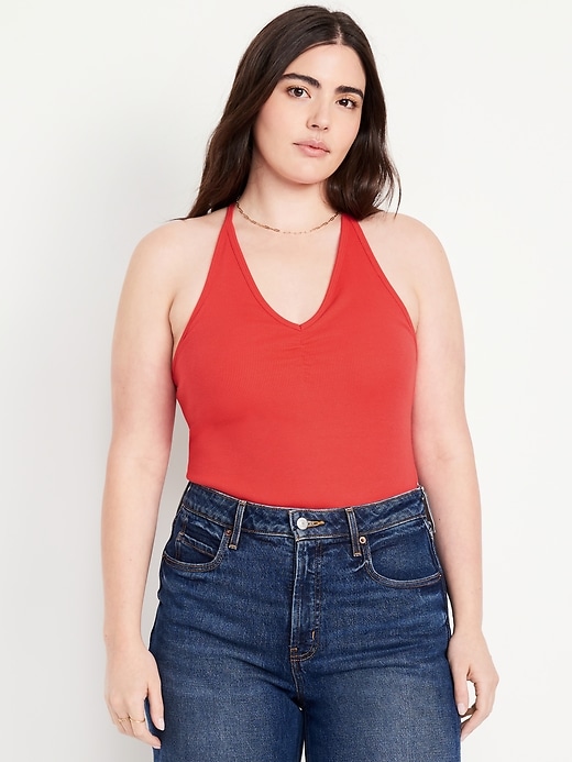 Image number 5 showing, Racerback Crop Tank Top