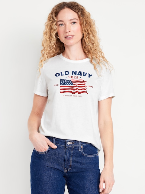 Flag-Graphic T-Shirt