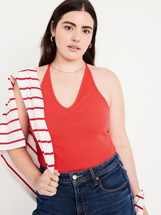 Image number 3 showing, Racerback Crop Tank Top