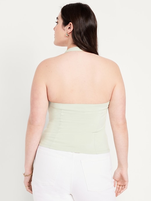 Image number 5 showing, Double-Layer Halter Top