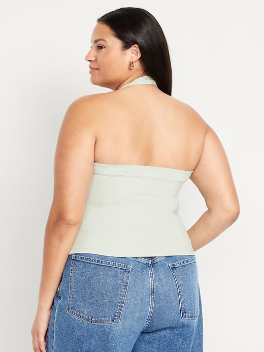 Image number 7 showing, Double-Layer Halter Top