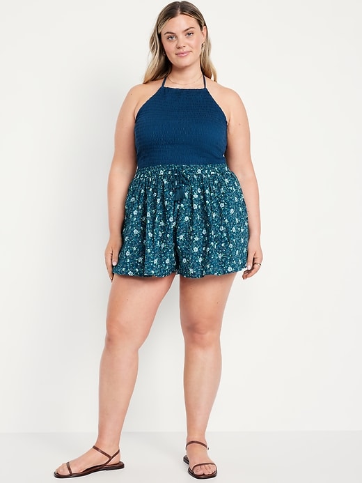 Image number 7 showing, High-Waisted Volume Flounce Shorts -- 2.5-inch inseam