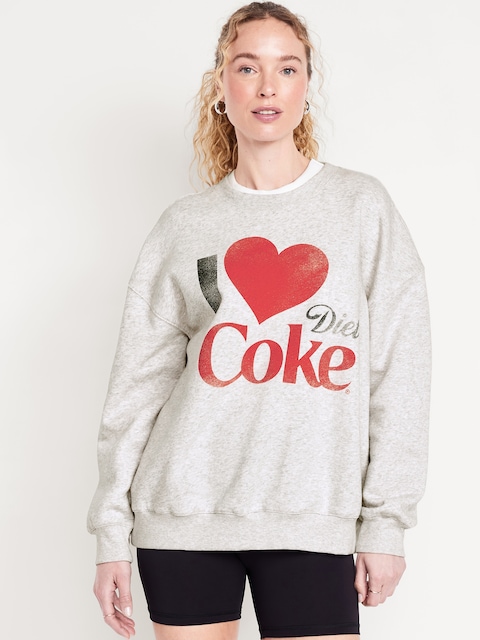 Diet Coke® SoComfy Oversized Tunic Sweatshirt - I Love Diet Coke