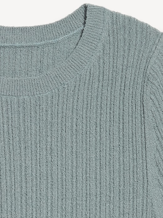Image number 5 showing, Textured Bouclé T-Shirt