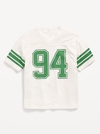 Image number 2 showing, Oversized Boxy Mesh Graphic T-Shirt for Boys
