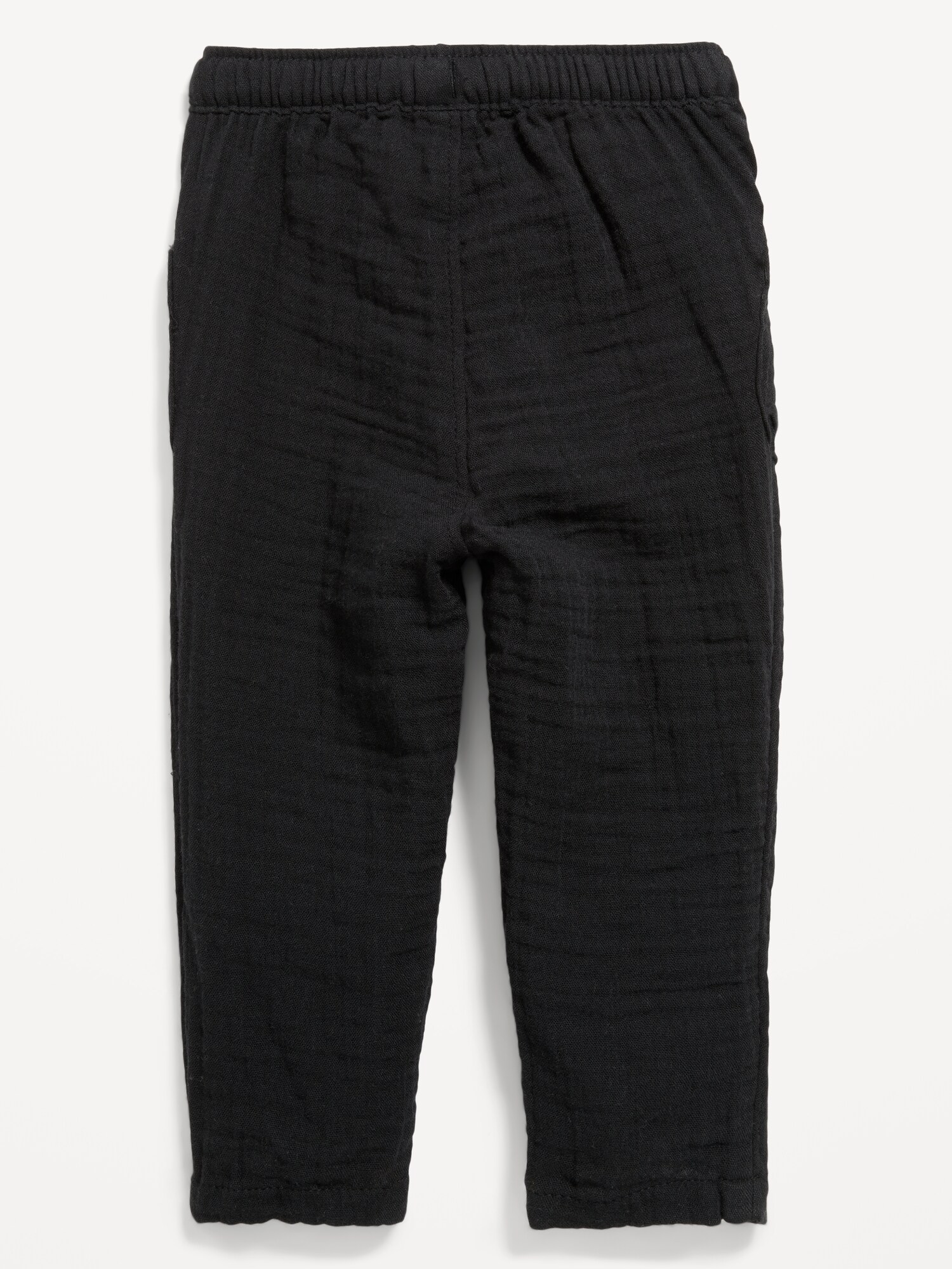 Брюки Old Navy Double-Weave Pants для малышей, цвет: Светлый чёрный меланжевый — фото 2