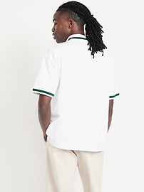 Image number 2 showing, Mock-Neck Pique Quarter Zip