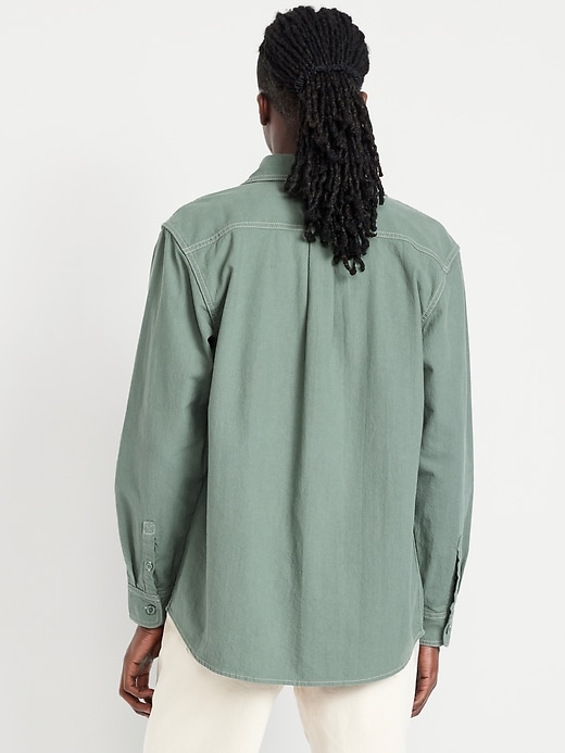 Image number 2 showing, Contrast Stitch Workwear Shirt