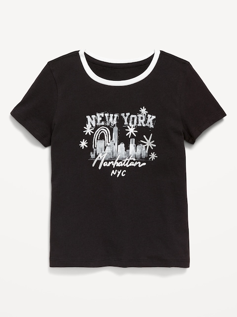 Short-Sleeve Graphic T-Shirt for Girls