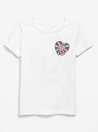 Image number 1 showing, Short-Sleeve Graphic T-Shirt for Girls