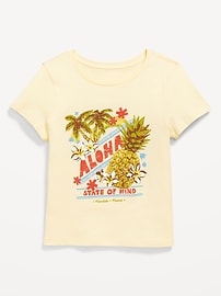 Image number 1 showing, Short-Sleeve Graphic T-Shirt for Girls