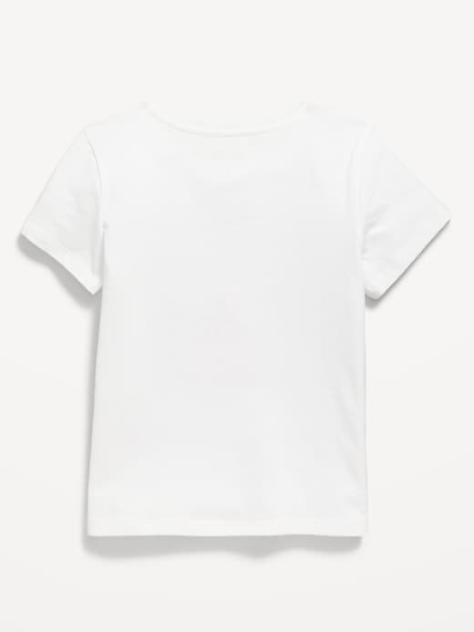 Image number 2 showing, Short-Sleeve Graphic T-Shirt for Girls