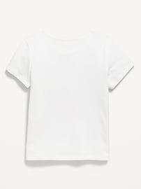 Image number 2 showing, Short-Sleeve Graphic T-Shirt for Girls