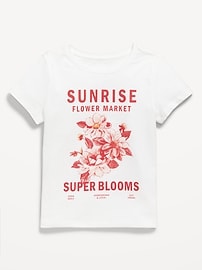 Image number 1 showing, Short-Sleeve Graphic T-Shirt for Girls