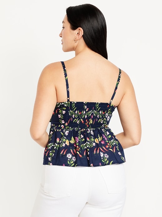 Image number 6 showing, Fit & Flare Floral Peplum Top