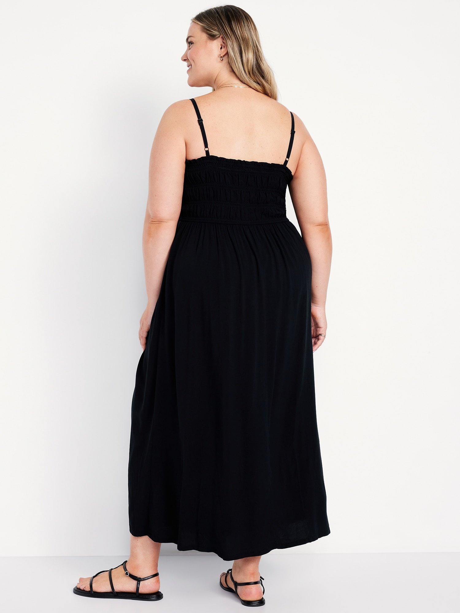 ● GENERALIDEA ● Sleeveless Flare Long Dress Fit & Flare Sleeveless Maxi Dress | Old Navy