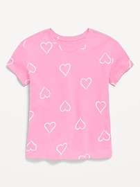 Image number 1 showing, Printed Softest Short-Sleeve T-Shirt for Girls