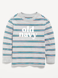 Image number 1 showing, Oversized Heavyweight Logo-Graphic T-Shirt for Toddler Boys