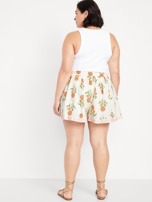 Image number 8 showing, High-Waisted Volume Flounce Shorts -- 2.5-inch inseam