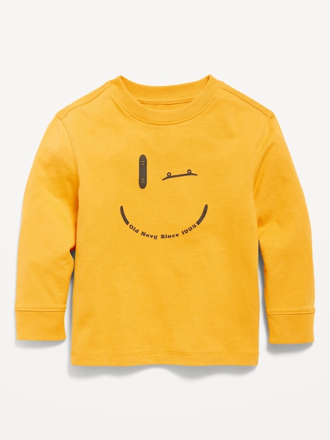 Oversized Heavyweight Logo-Graphic T-Shirt for Toddler Boys - Nectar