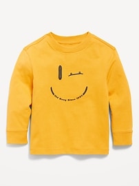 Image number 1 showing, Oversized Heavyweight Logo-Graphic T-Shirt for Toddler Boys