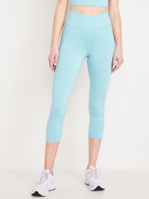 Extra High-Waisted CloudComfy Crop Leggings - Ceramic Blue