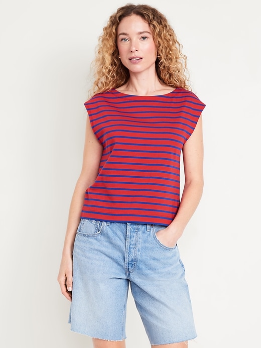 Image number 1 showing, Striped Mariner Top