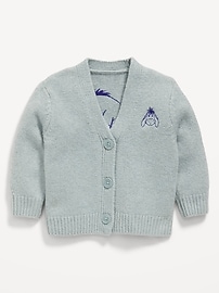 Image number 1 showing, Disney© Embroidered Graphic Cardigan Sweater for Baby