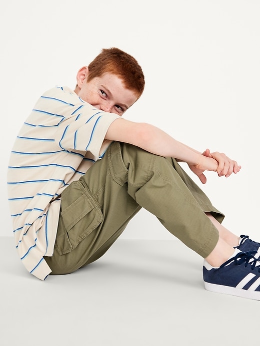 Image number 3 showing, Baggy Cargo Ripstop Pants for Boys