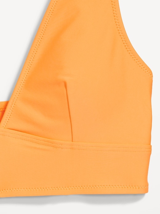 Image number 9 showing, Matte Longline Bikini Swim Top