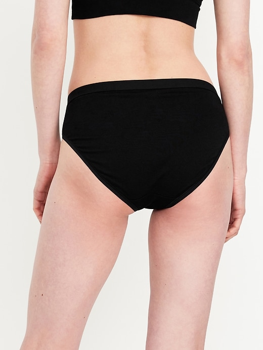 Image number 3 showing, High-Waisted Everyday Cotton Underwear 6-Pack