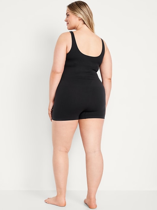 Image number 6 showing, Seamless Ribbed Short Bodysuit