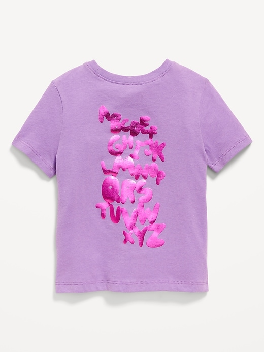 Image number 2 showing, Short-Sleeve Unisex Graphic T-Shirt for Toddler