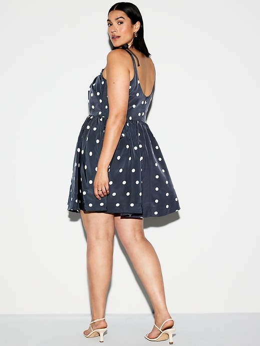 Image number 10 showing, The Occasion by Old Navy Fit & Flare Taffeta Mini Dress