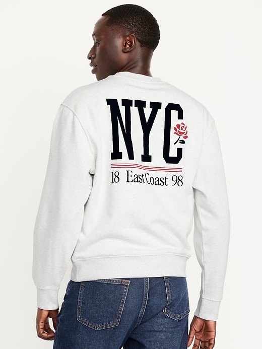Loose Graphic Rotation Crew-Neck Sweatshirt | Old Navy