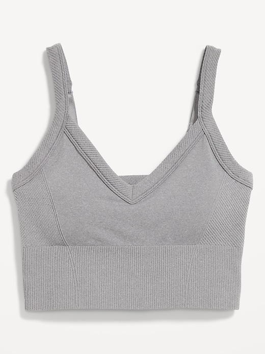 Image number 3 showing, Light Support Fluid Seamless Longline Sports Bra