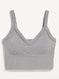 Image number 3 showing, Light Support Fluid Seamless Longline Sports Bra