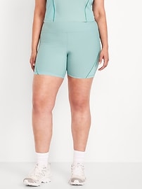 High-Waisted PowerSoft Biker Shorts -- 6-inch inseam