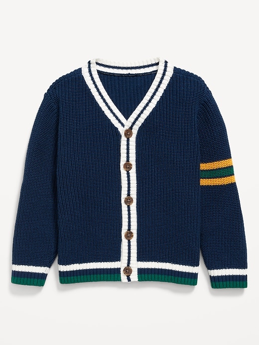 Image number 1 showing, Oversized Cardigan Sweater for Toddler Boys